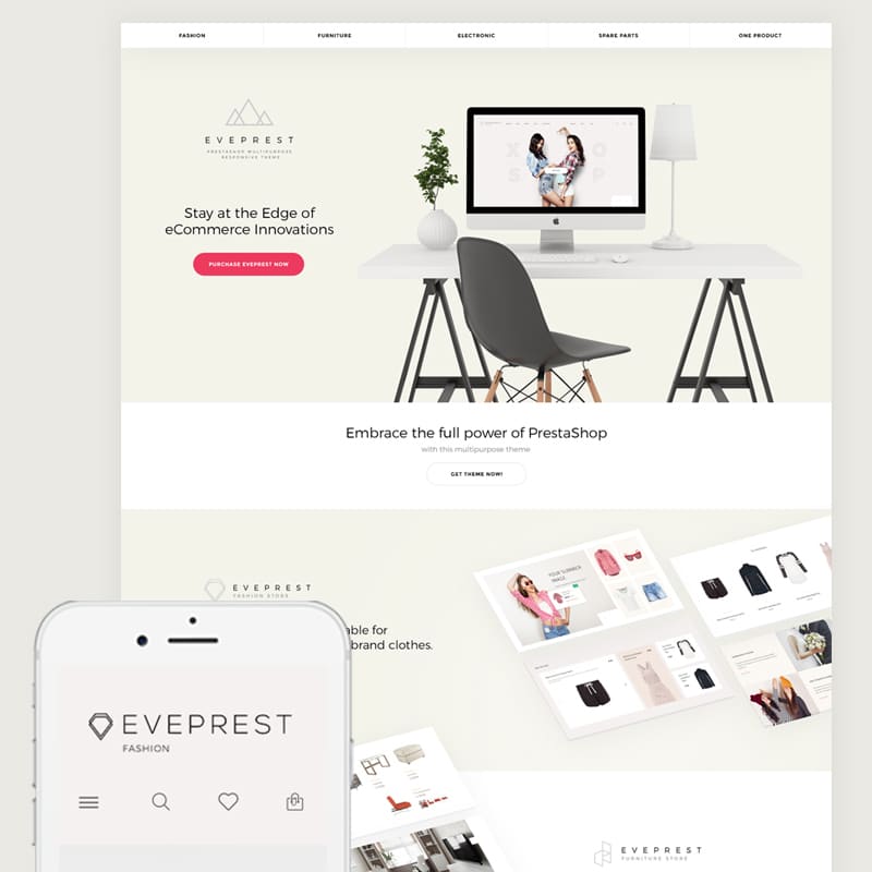 Eveprest - Multipurpose Website Template Website Template