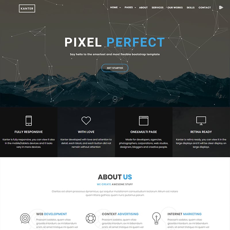 Animated Website Templates