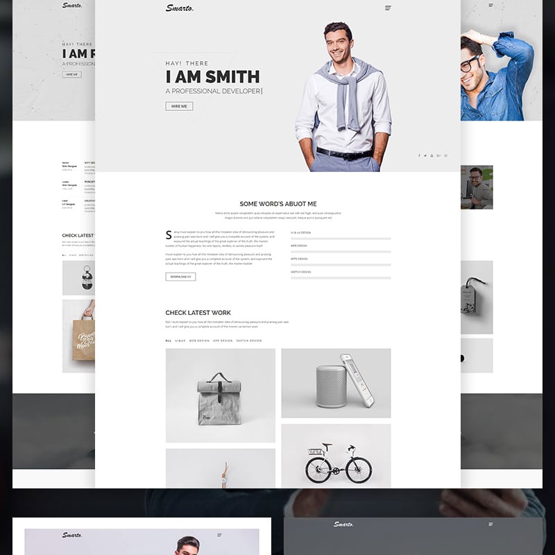 25  Personal Portfolio Website Templates TemplateMag