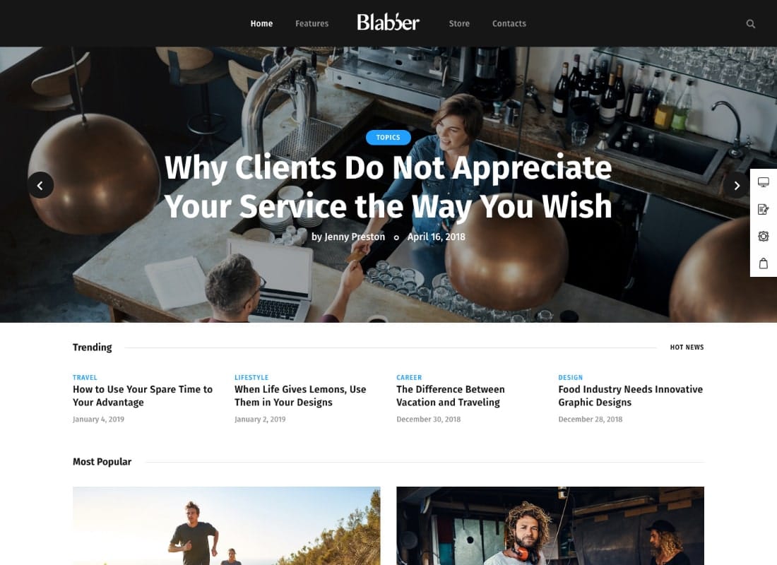 Blabber | All-in-One Elementor Blog & News Magazine WordPress Theme + RTL Website Template