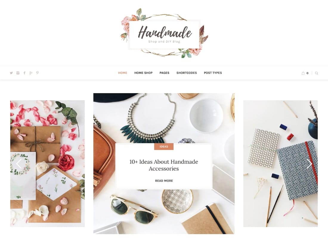 Handmade | Shop WordPress WooCommerce Theme Website Template
