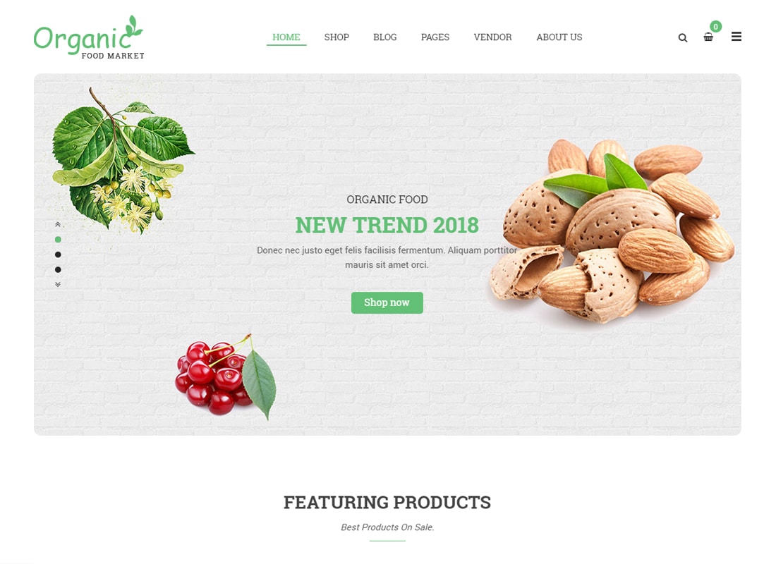 Organico - Organic Farm and Healthy Food WooCommerce WordPress Theme   Website Template