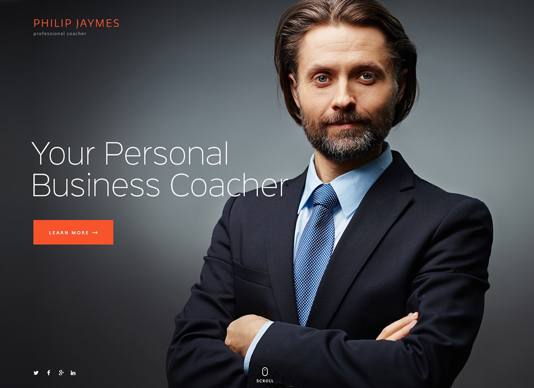 PJ | Life & Business Coaching WordPress Theme Website Template