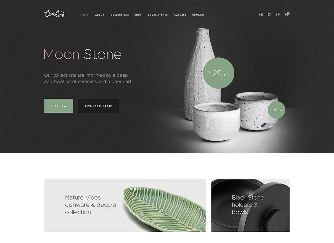 Craftis - Handcraft & Artisan WordPress Theme for Creatives Website Template