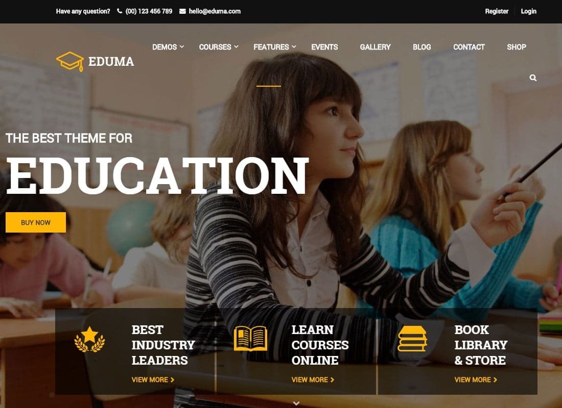 Education WordPress Theme | Education WP Website Template