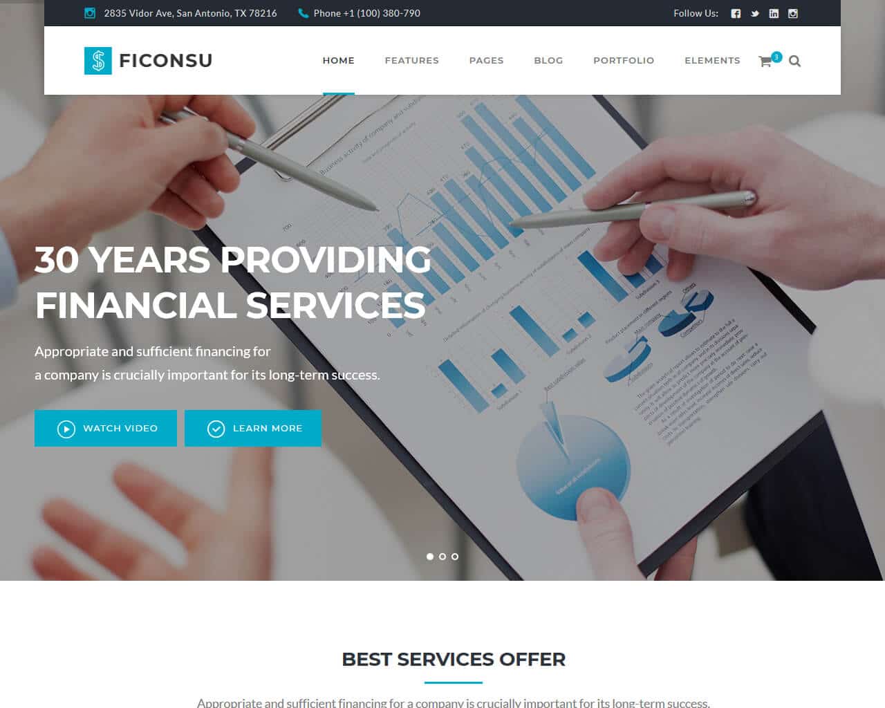 Ficonsu Website Template