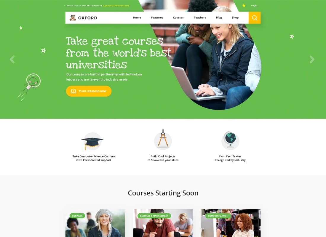 Hogwords | Education Center WordPress Theme Website Template