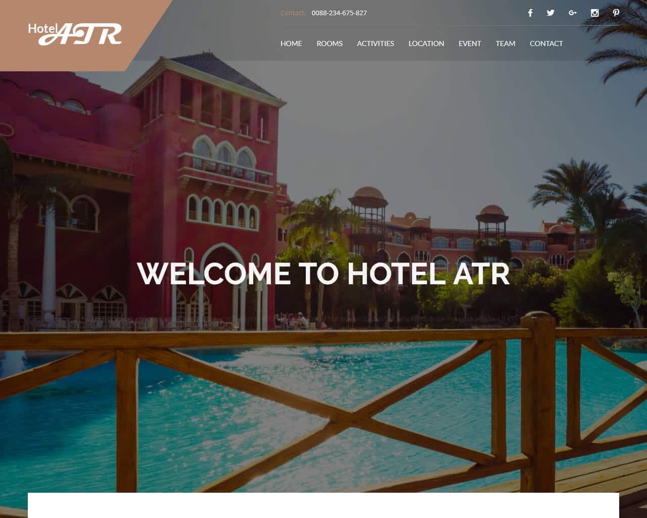 Hotel Atr Website Template