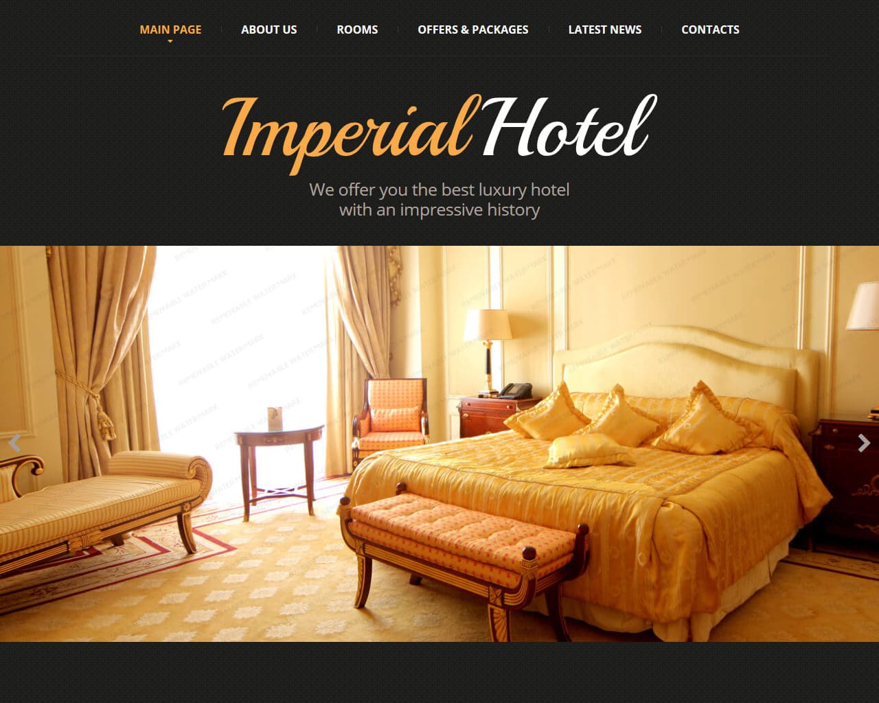 ImperialHotel Website Template