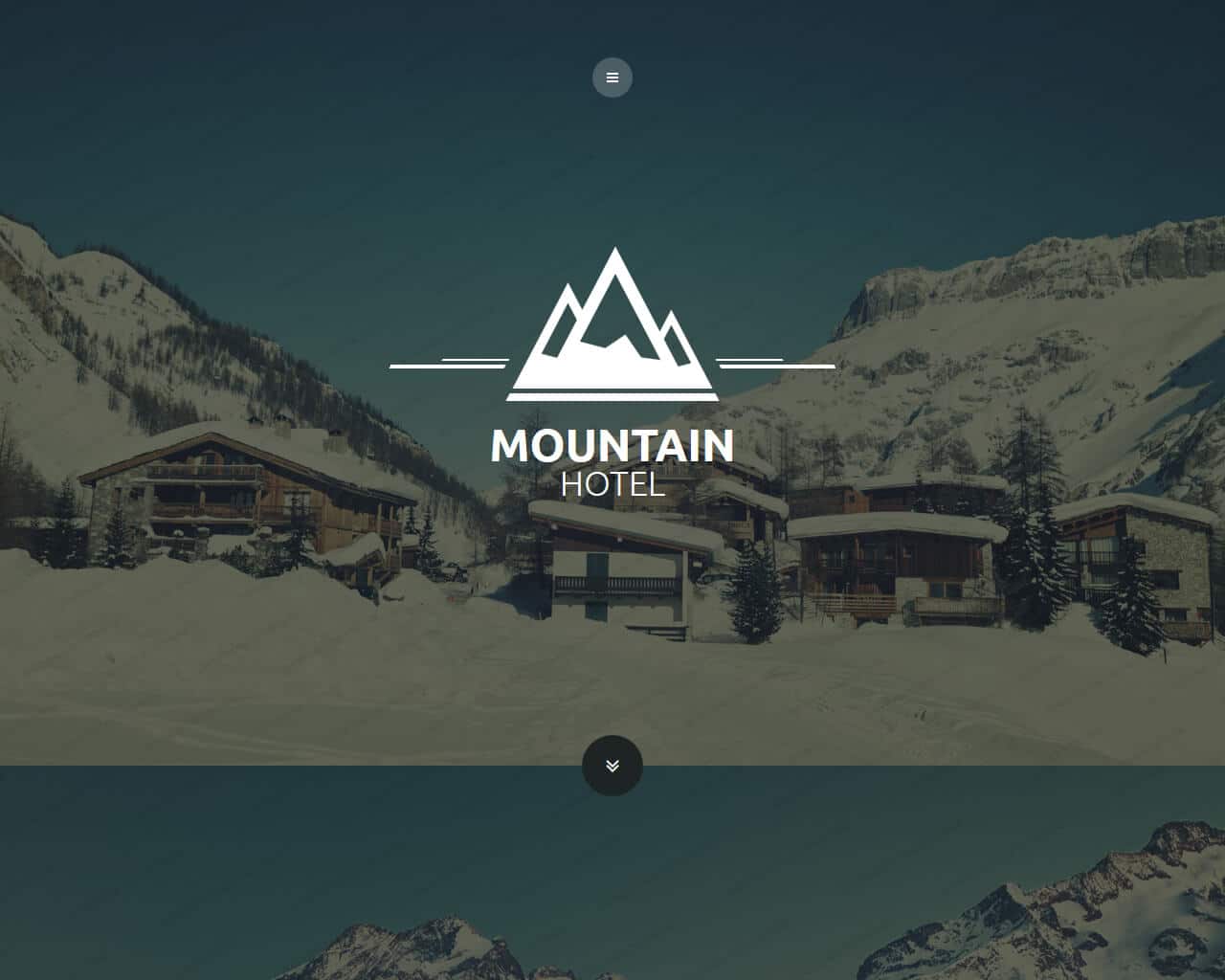 Mountain Hotel Website Template