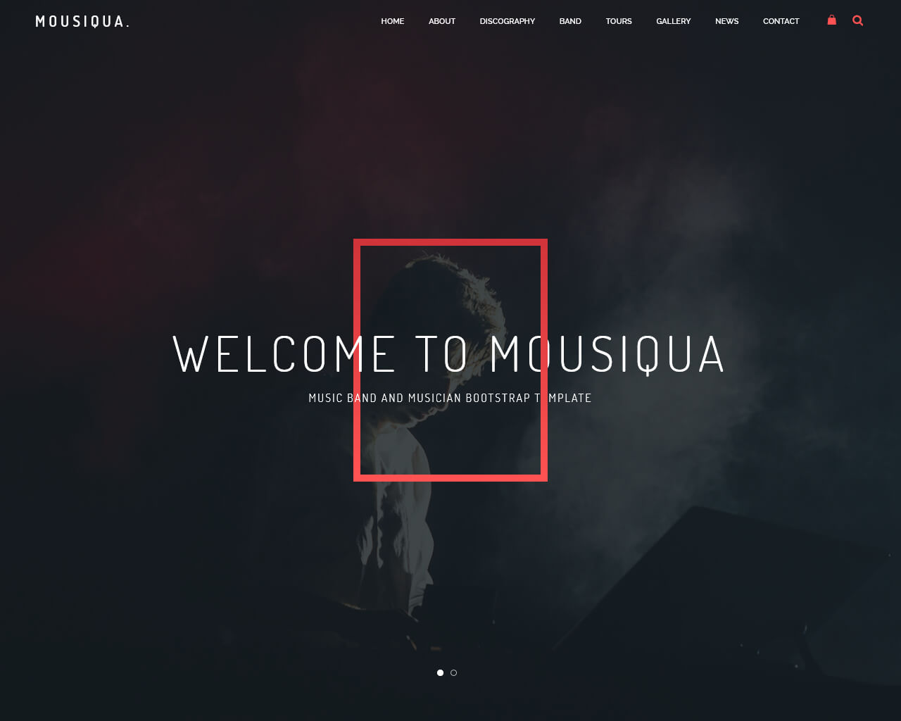 Mousiqua Website Template