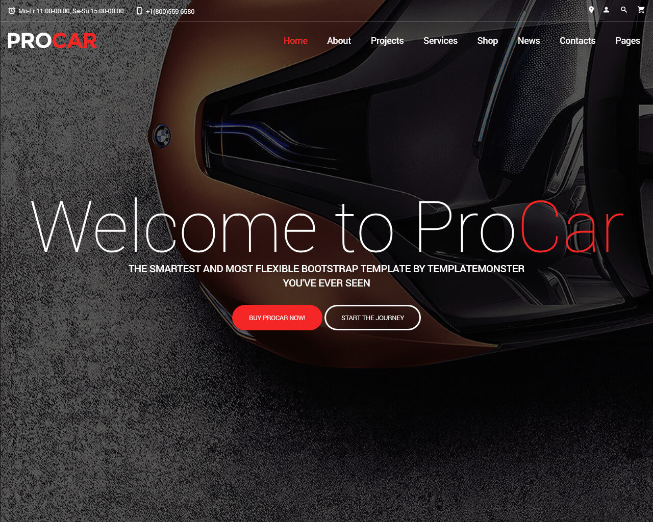 ProCar Website Template