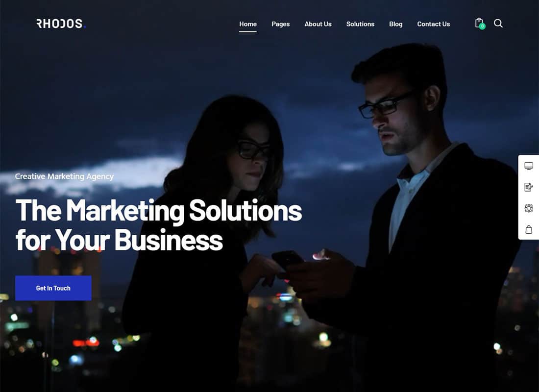 Rhodos - A Colossal Multipurpose WordPress Theme for Business & Portfolio Website Template