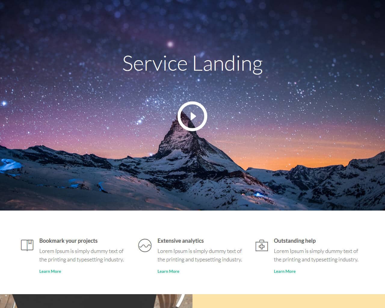 ServicesLanding – Bootstrap Landing Page Template