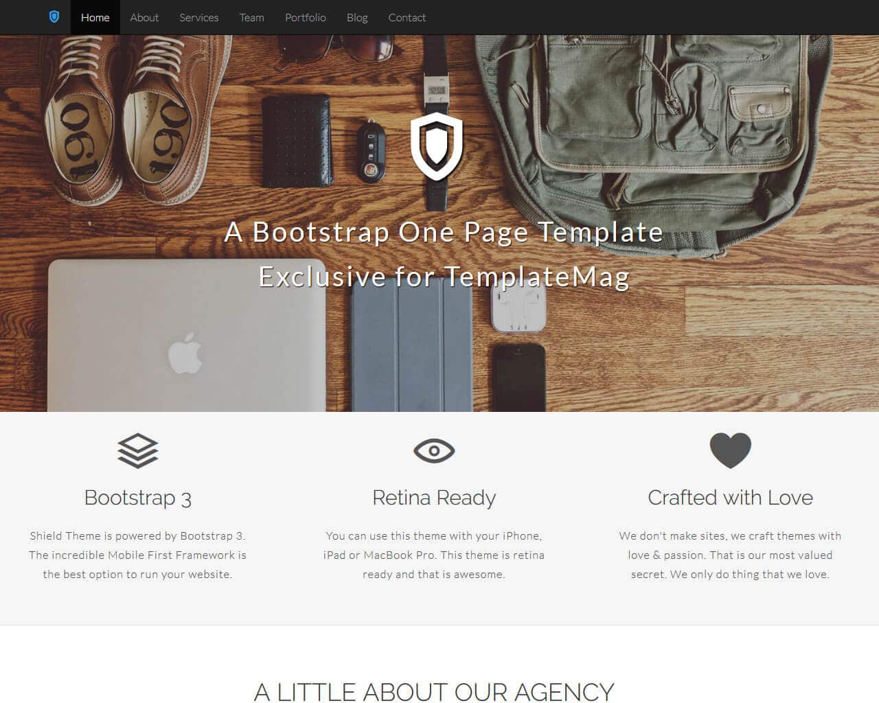 Shield – Bootstrap Agency Template