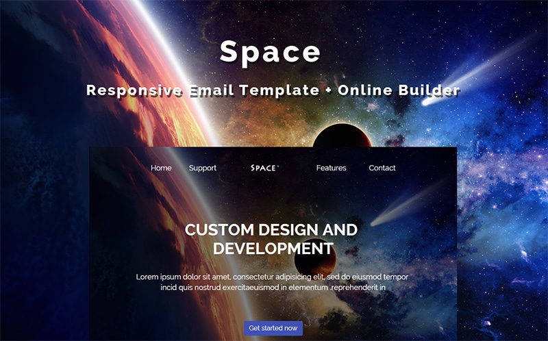 Space Website Template
