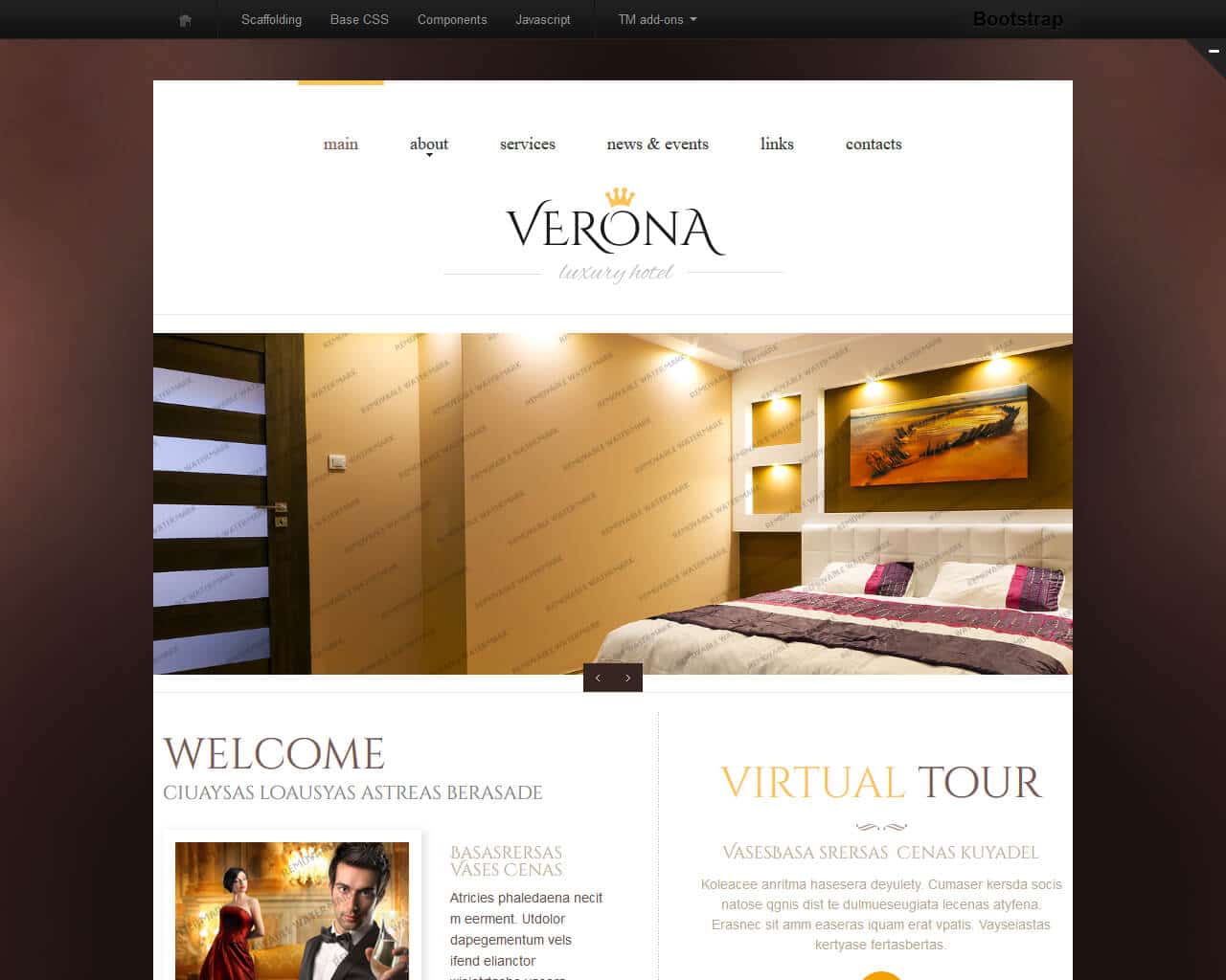 Verona Website Template