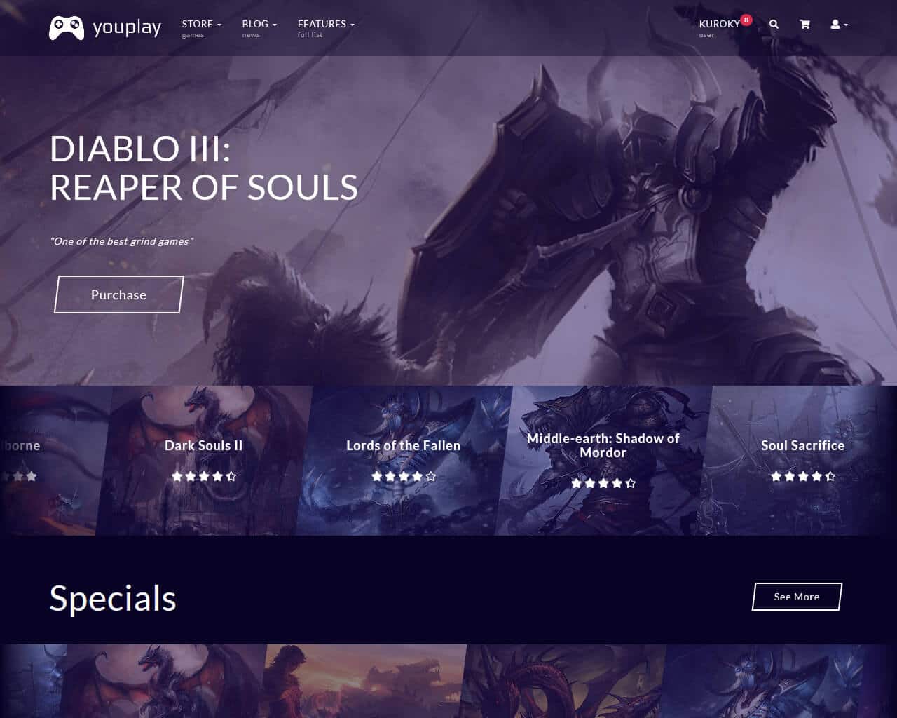 Youplay Website Template