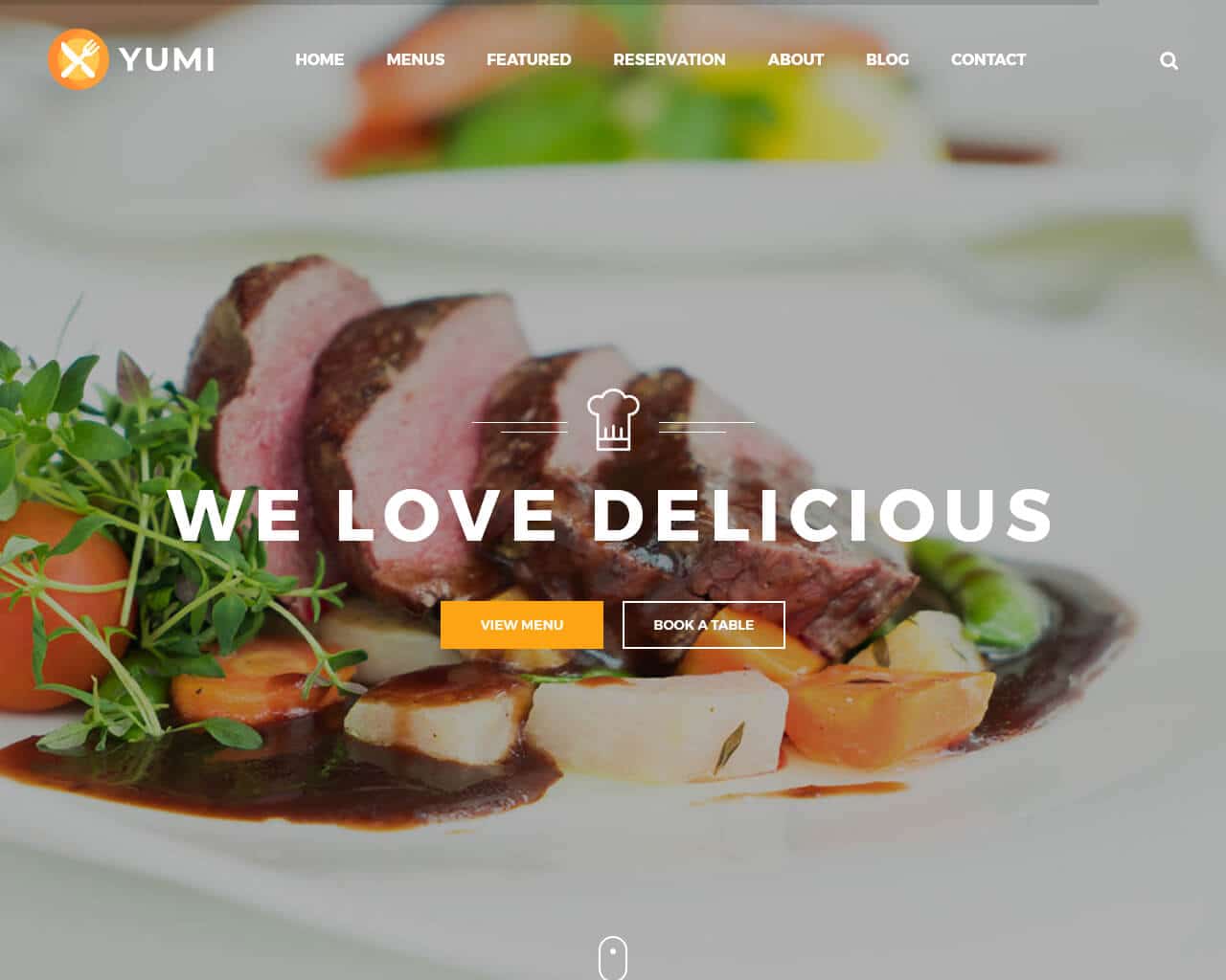 Yumi Website Template